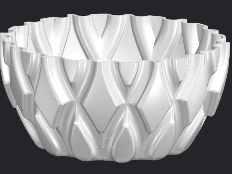 Modern decorative pot