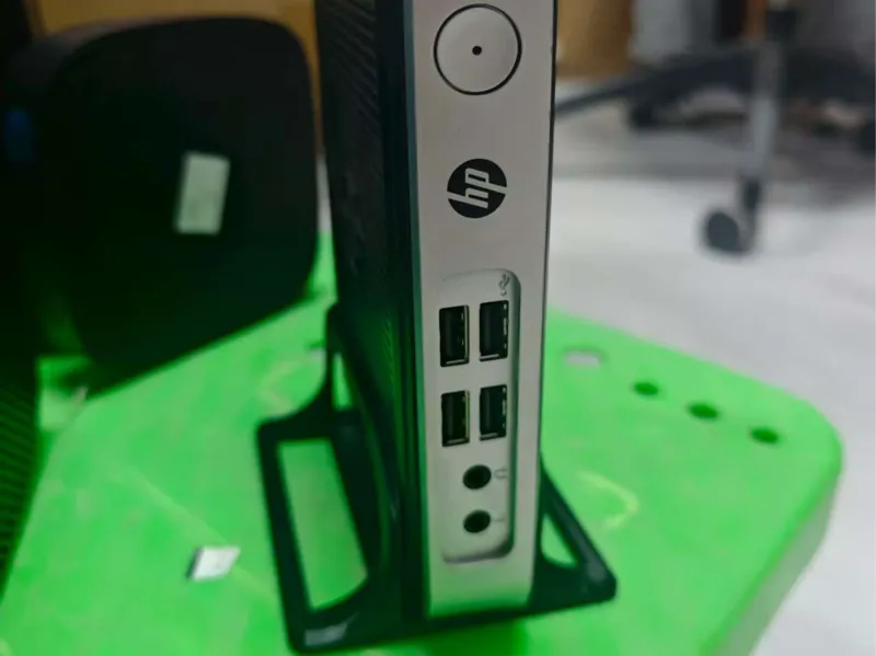 惠普瘦客户机T310 桌面立式支架 迷你主机底座 鸿原在线制