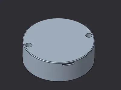 Outdoor electrical box - size approx. Ø100 x 30 mm