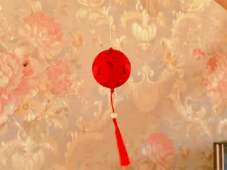 中秋节绣球汽车挂件挂饰