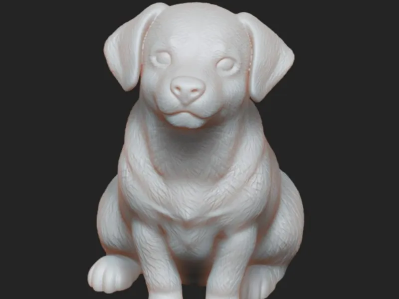Perro realista 14cm