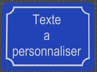 Plaque de rue / pont a personnaliser