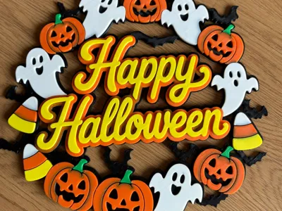 Happy Halloween Door Sign