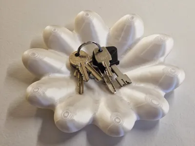 pocket emptier flower shape