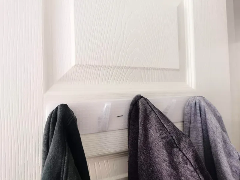 Wall hooks panel