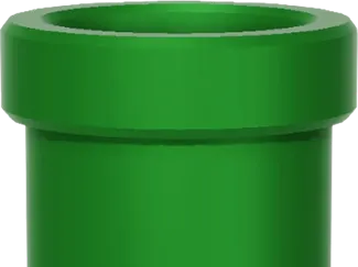 Super Mario tube pen holder