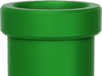 Super Mario tube pen holder