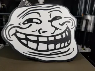 Troll Emoji 2D Plate