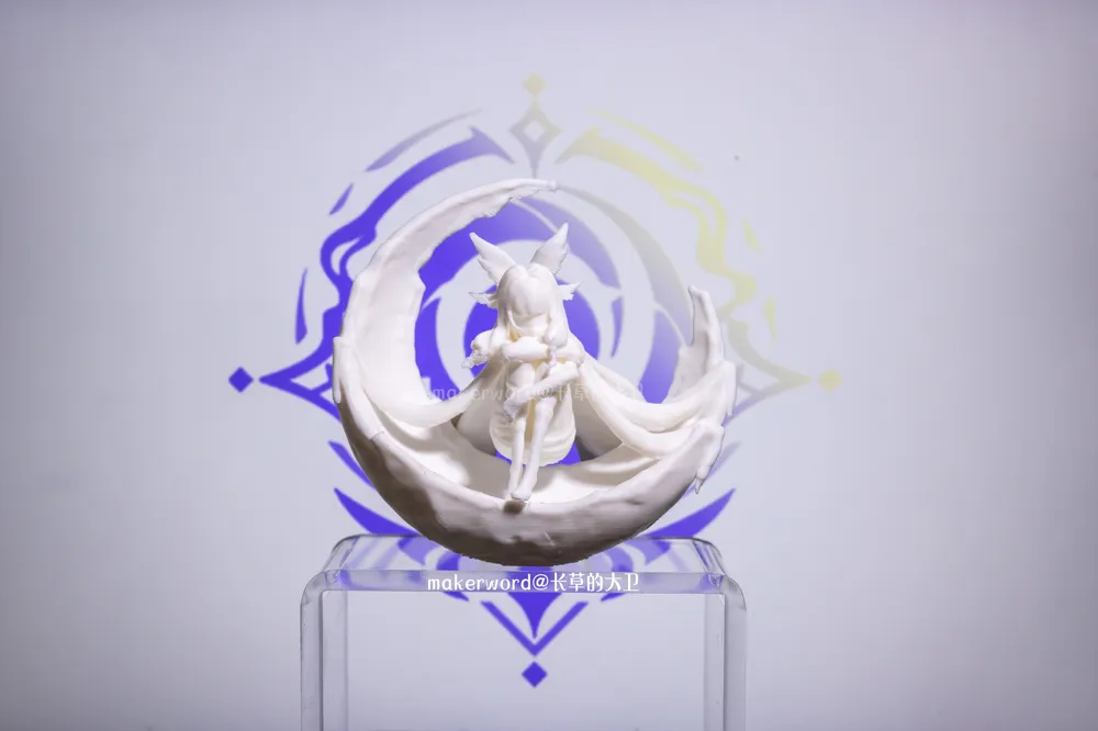 原神 - ノルデカライ - 七天神像 - 月の神像 作成者： 长草的大卫