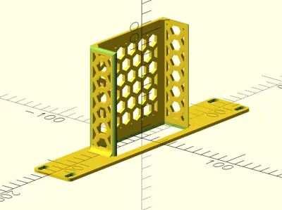 V2.1.1 Parametric 10 inch rack shelf