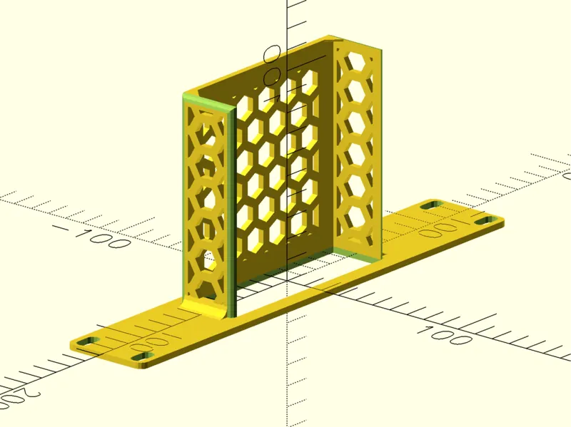 V2.1.1 Parametric 10 inch rack shelf