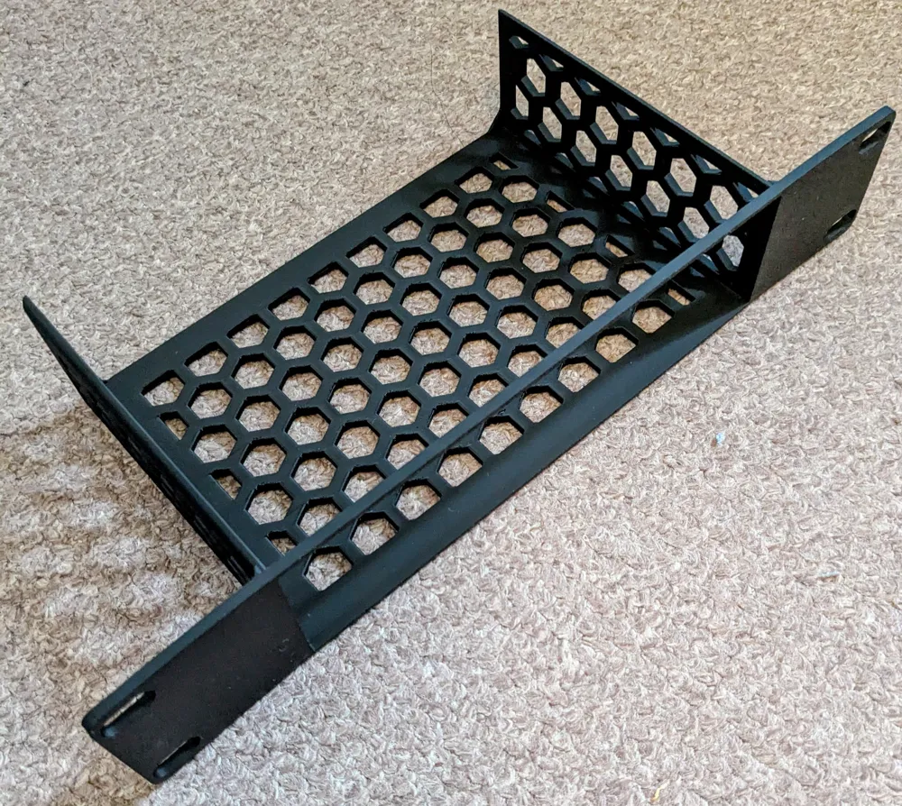 10 Inch Rack 3d Part V2.1.1 Parametric 10 inch rack shelf - Free 3D Print Model - MakerWorld