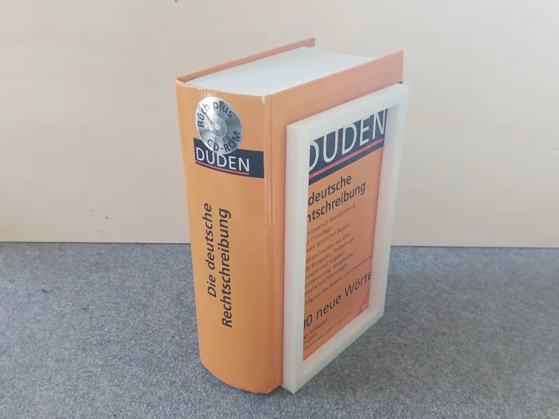 Buchstütze - schlicht und einfach