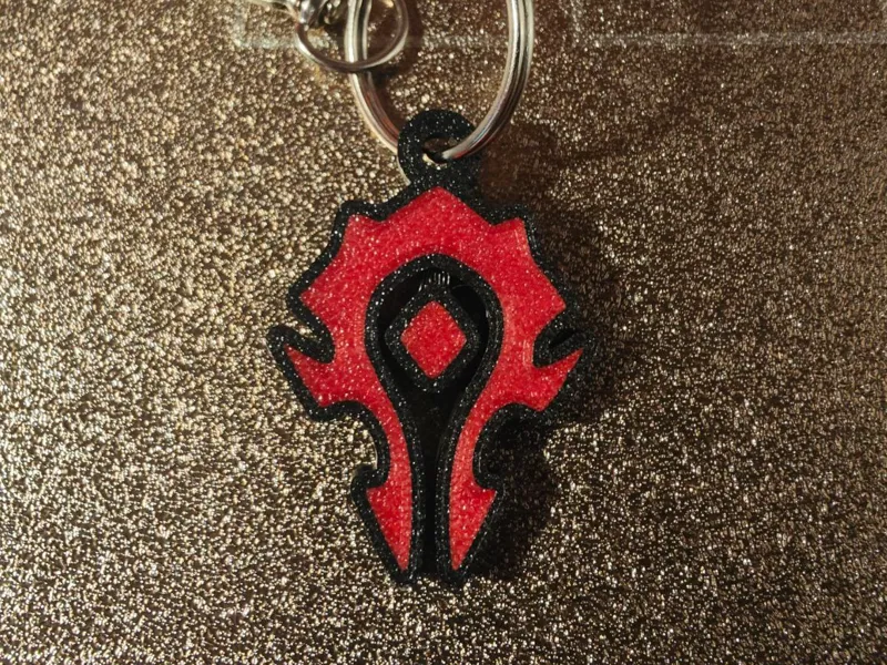 World of Warcraft Horde keychain
