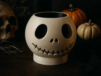 Jack Skellington Holder – Halloween Skull Decor