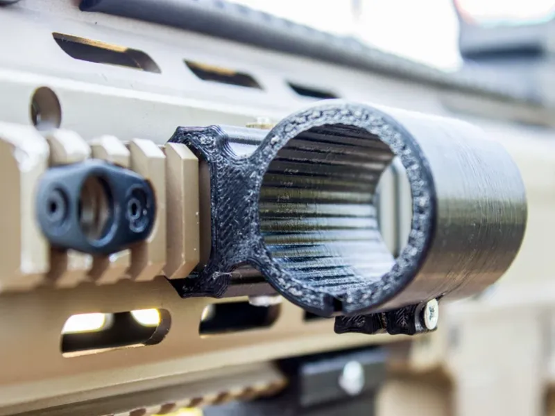 reupload from thingiverse RIS Flashlight mount
