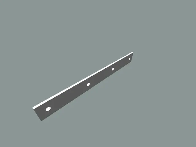 2020 extrusion rack rail for 10" server