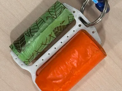 Minimalist Poop Bag Holder – a two role holder