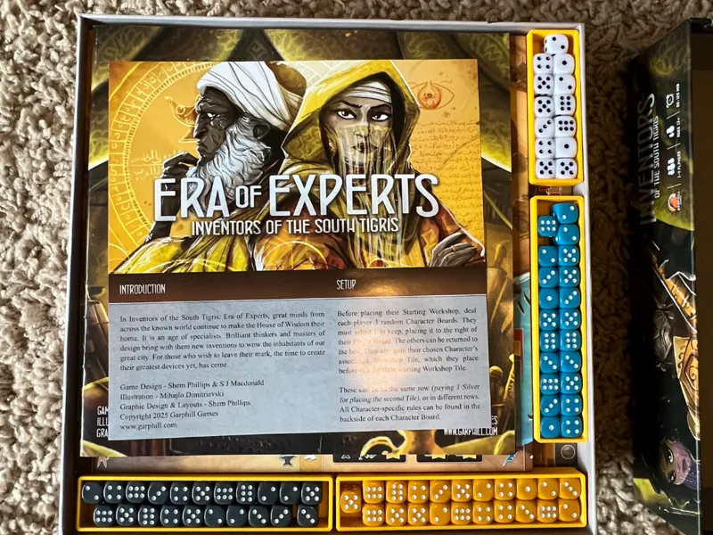 Inventors of the South Tigris Board Game Insert