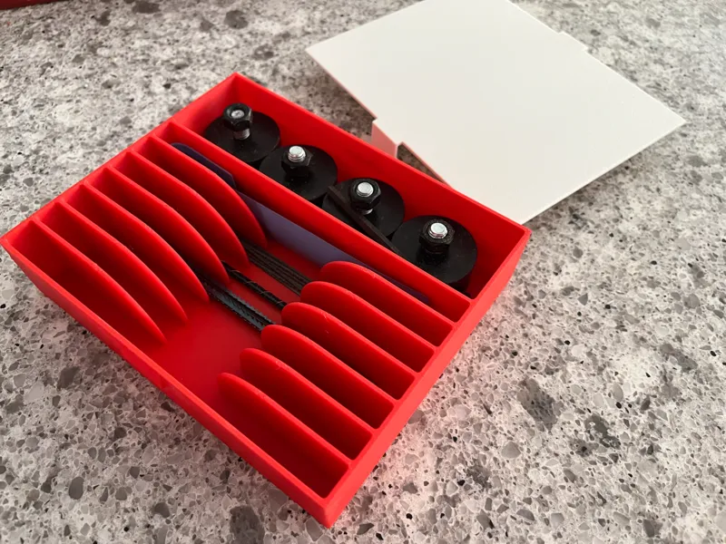 Scrollsaw Blade and Accessory Box