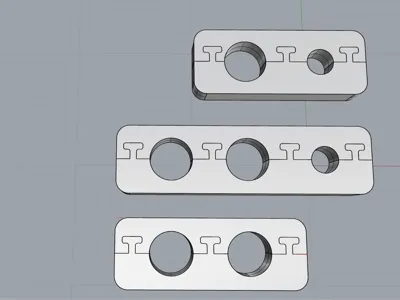 25mm and 20mm pipe holder, suitable for various combinations