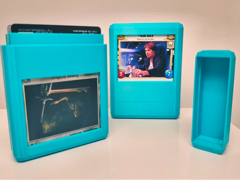 Card Deck case with window - 50, 60, or 100 card
