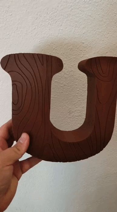 Letra Decorativa U