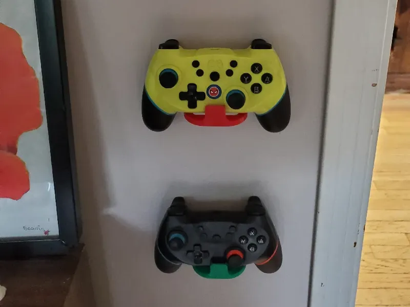 Universal gaming controller wall mount