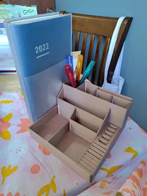Desk Organizer with Planner Slot