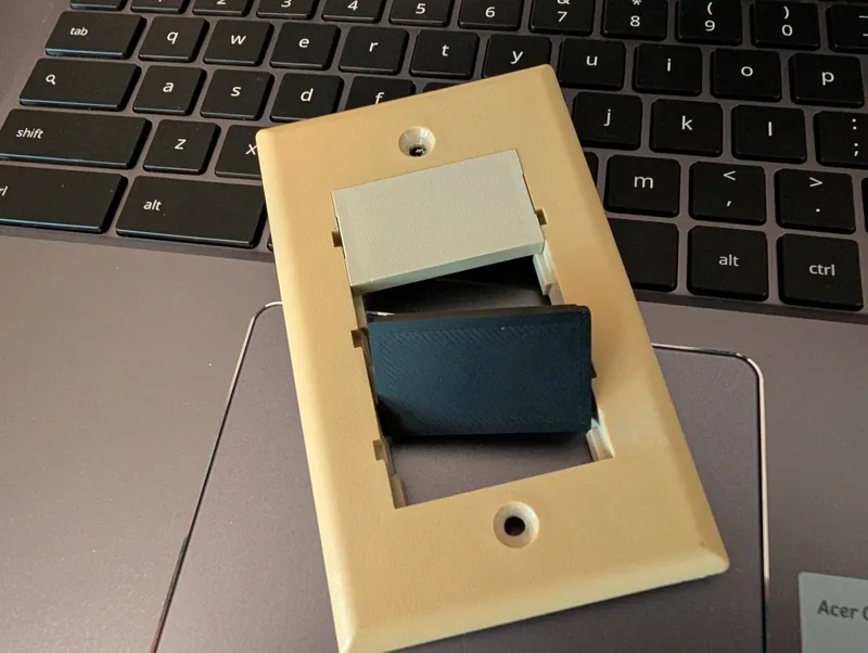Panduit Mini-Com modular one-third blank CHB2M
