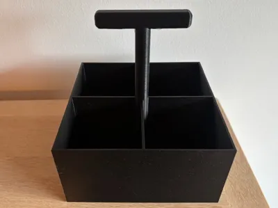 Ikea glass holder can also be used for spray cans