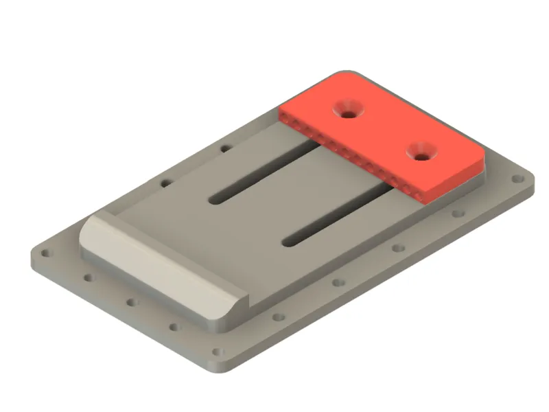 machine vise for holding plastic bricks (legos)