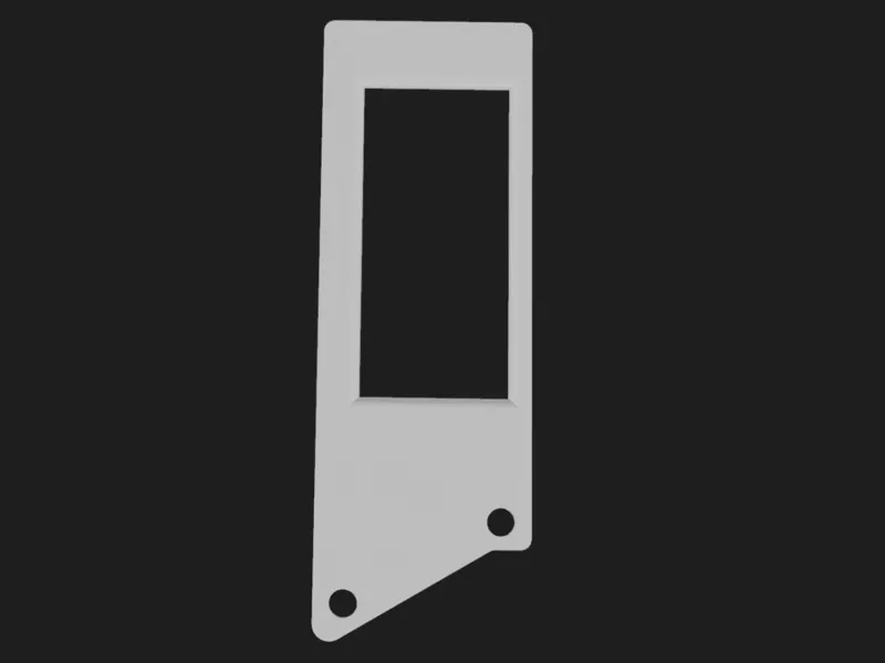 Choc corne cut-out display cover