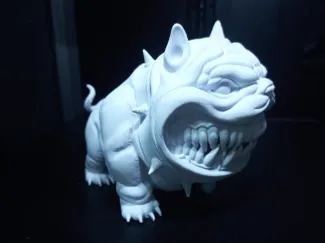 Smiling bulldog