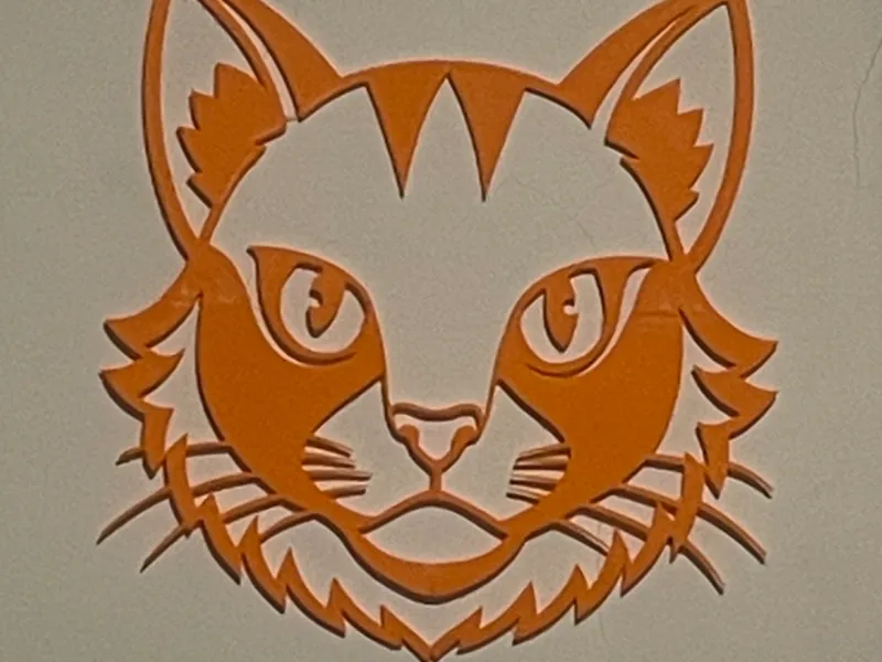 Gato decoração de parede