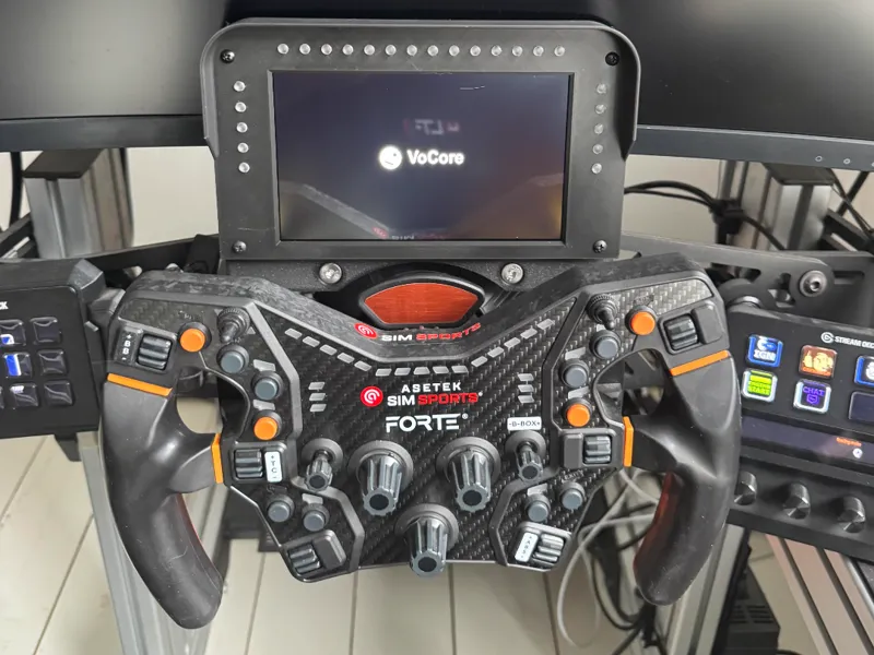 Vocore 6.3 inch simrace dash - Asetek mount