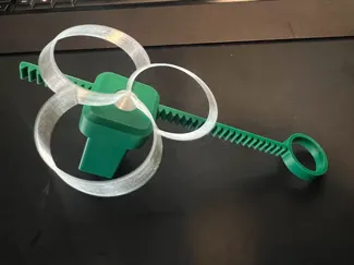 手拉竹蜻蜓飞行器
