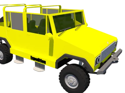 Wolf Jeep 4x4 open-top