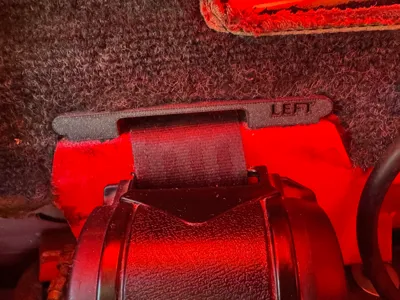 Lotus Esprit Seatbelt Gap Filler