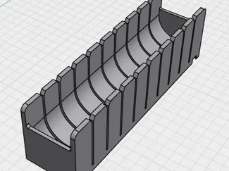 Sushi roll cutting guide