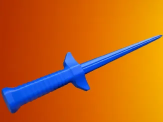 Collapsing Sword Print in Place