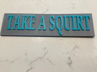 Take a squirt 