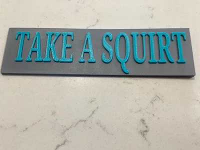 Take a squirt 