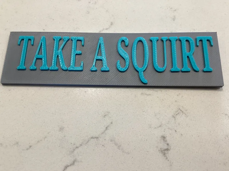 Take a squirt