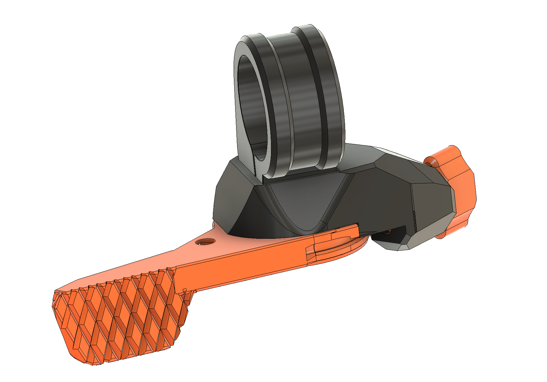 Dropper post lever ball bearing