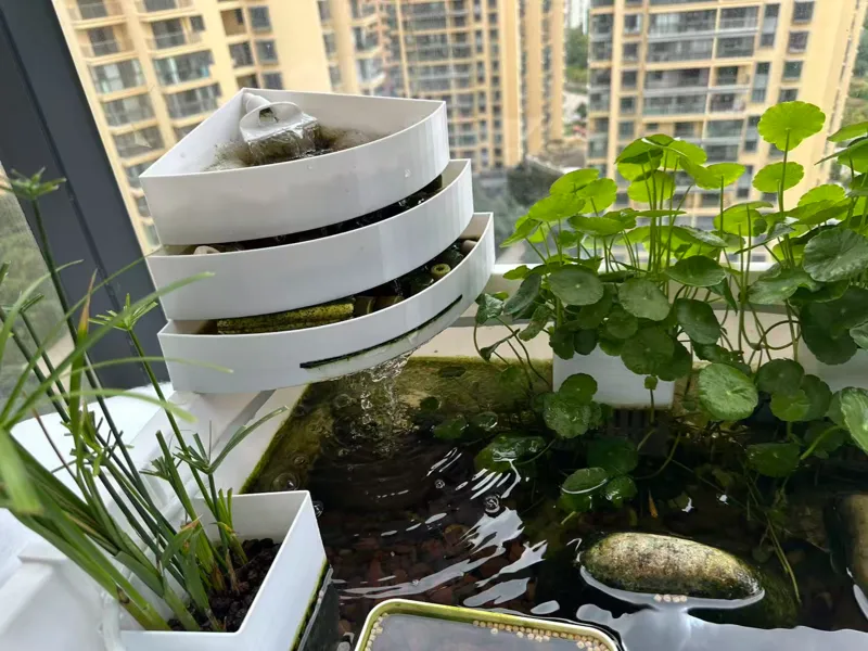 扇形鱼缸/龟缸过滤｜适用于所有矩形缸｜水族过滤