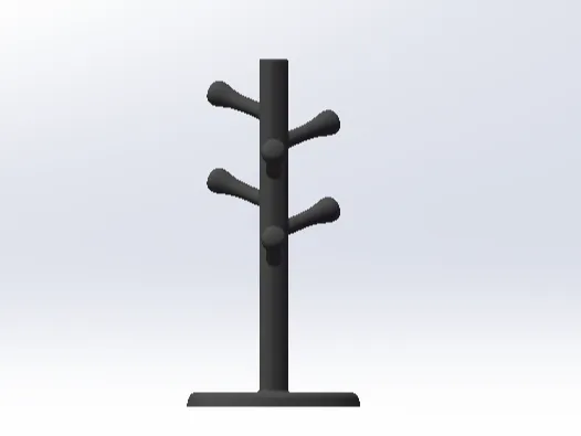 Mini portant décoratif pour clés de bureau