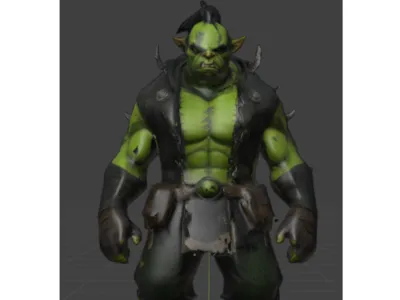 Orc Warrior stl