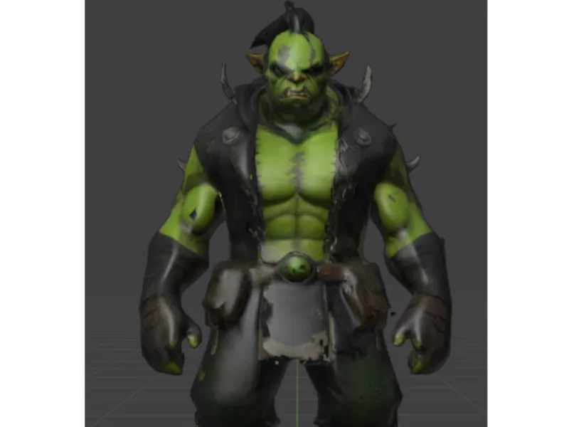 Orc Warrior stl