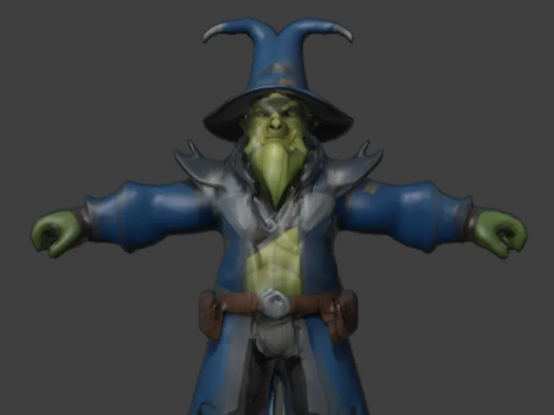Goblin Mage 3d model